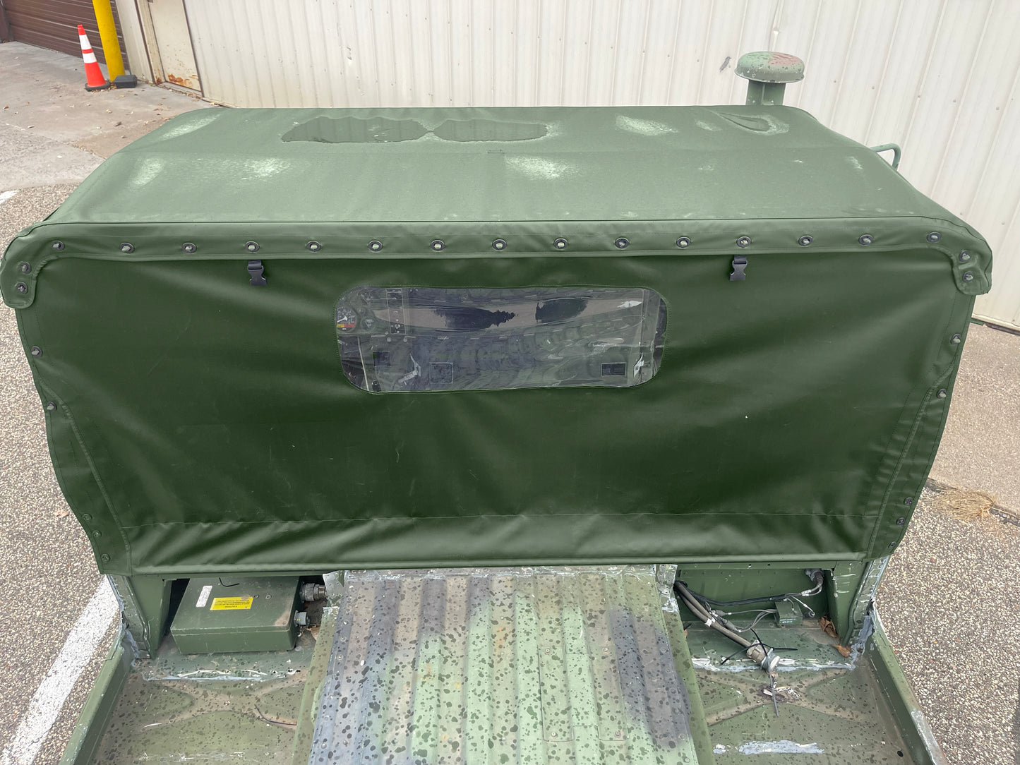 Complete Soft Canvas Cab Kit- 2-Man Cab- GREEN- Includes Soft Top + 2 Doors + Rear Curtain + Rear Curtain Installation Kit
