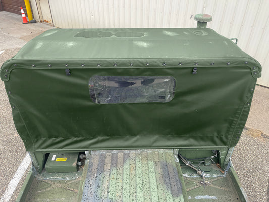Complete Soft Canvas Cab Kit- 2-Man Cab- GREEN- Includes Soft Top + 2 Doors + Rear Curtain + Rear Curtain Installation Kit