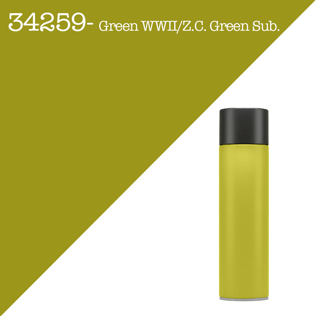 34259- Green Pre-WWII/Z.C. Green Substitute - RAPCO Rattle Can Spray Paint