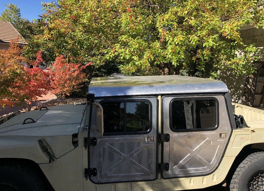 4-Man Hard Top for Military Humvee M998, 1/8 inch Aluminum Hard Top Cab Roof