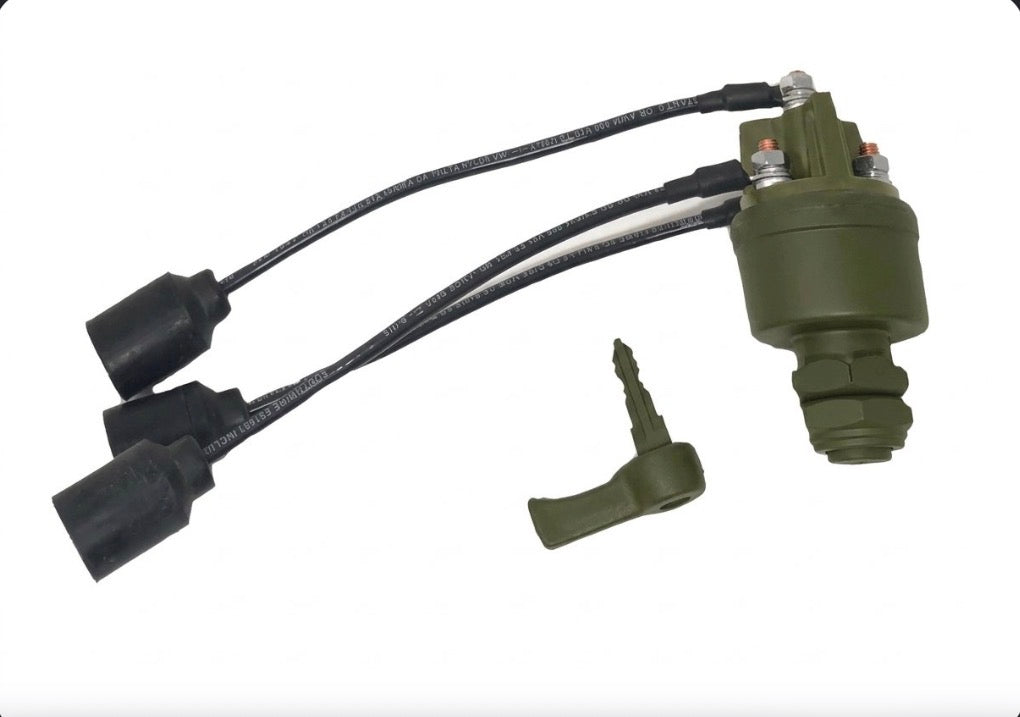 Interruptor de encendido con llave estilo militar OEM compatible con todos los vehículos militares, incluido Humvee, etc.