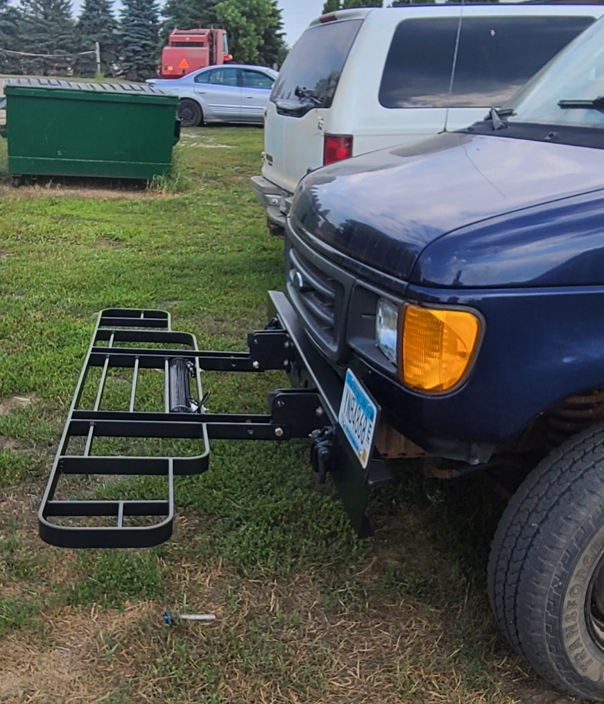 Ford E350 Brush Guard, Front Bumper, Mounting Brackets and Hardware