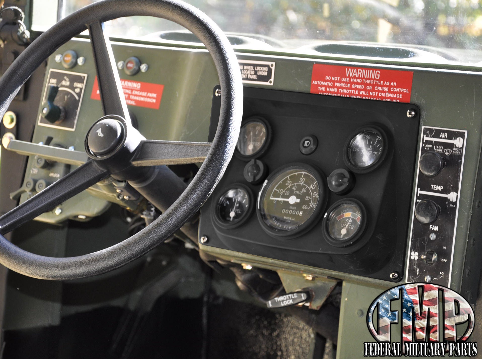 Military Speedometer Military Speedometer fits Humvee Dashboard – Federal Military Parts ...