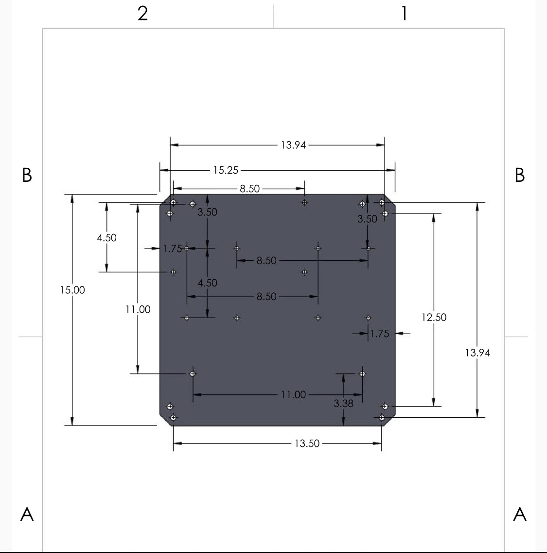 Placa adaptadora para asientos de pasajeros Humvee militares de posventa + hardware
