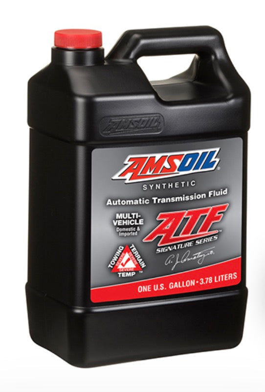 AMSOIL Signature
Multi-Vehicle 100%
Synthetic Automatic Transmission Fluid
Gallon Jugs ATF1 Military Series