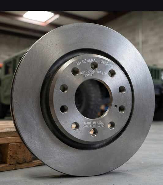 Humvee Up-Armored Heavy 12" Solid Brake Rotor 12.1K GVW 12469425 NSN 2530-01-461-4732