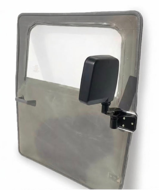 Paire de miroirs Humvee et plaques d'adaptateur pour portes de toile en toile molle militaire m998 montures