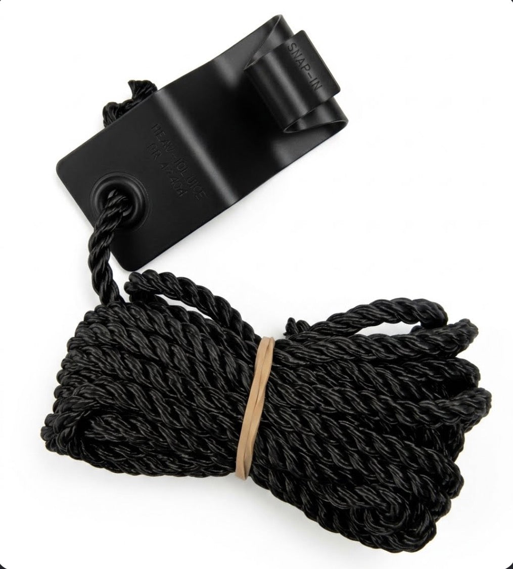 Antenna Tie Down Kit # 86-C-1053 (Rope + “S" Clip) for HUMVEE Black Single