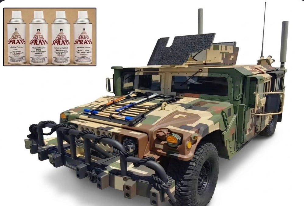 4-Color Digital Camo Kit - RAPCO 34094 Green, 33446 Tan, 30118 Brown, 37038 Black