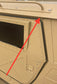Two Piece (C-Pillar) Door Gap Filler Kit - For Rear Door Only - 1 per side