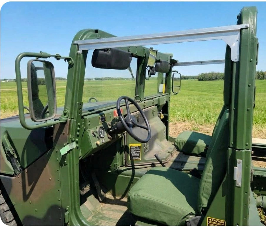 2nd Gen. Roof Side Rail Pair with Built-In Door Gap Filler, 2-Door or 4-Door, fits HUMVEE