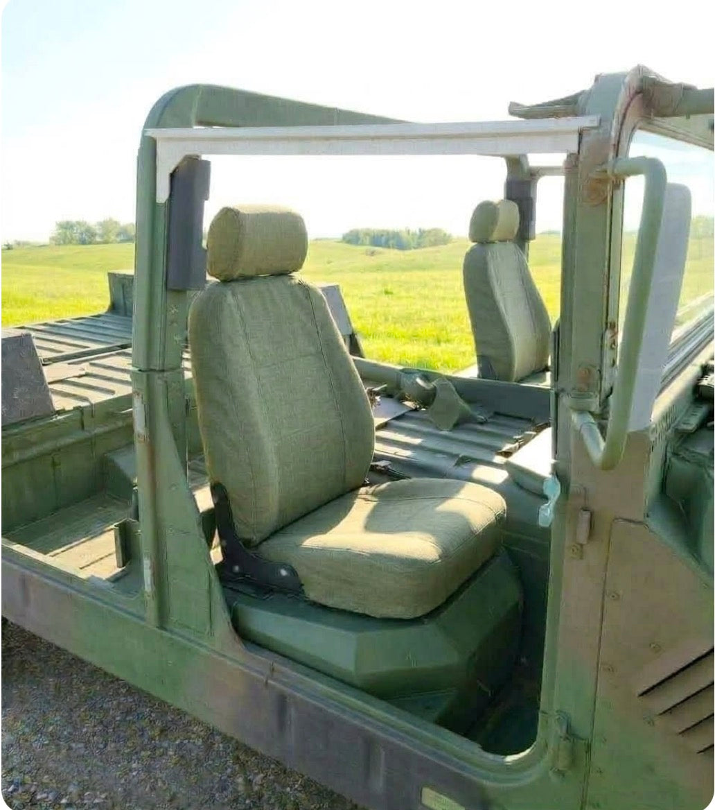 2nd Gen. Roof Side Rail Pair with Built-In Door Gap Filler, 2-Door or 4-Door, fits HUMVEE