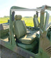 2nd Gen. Roof Side Rail Pair with Built-In Door Gap Filler, 2-Door or 4-Door, fits HUMVEE
