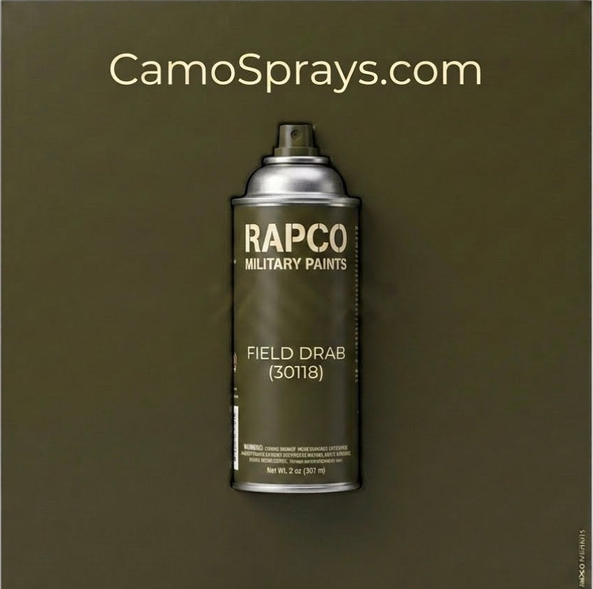 RAPCO 30118 Camouflage Field Drab Brown Spray Paint (CARC Substitute) - Single Can