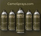 RAPCO 30118 Camouflage Field Drab Brown Spray Paint (CARC Substitute) - 6 Pack