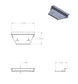 Mounting Tray Only For Dash Defroster Fans - Unpainted Aluminum