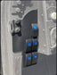 Panel de interruptores basculantes iluminados - 5 unidades - 24 V - Especifique con o sin interruptores
