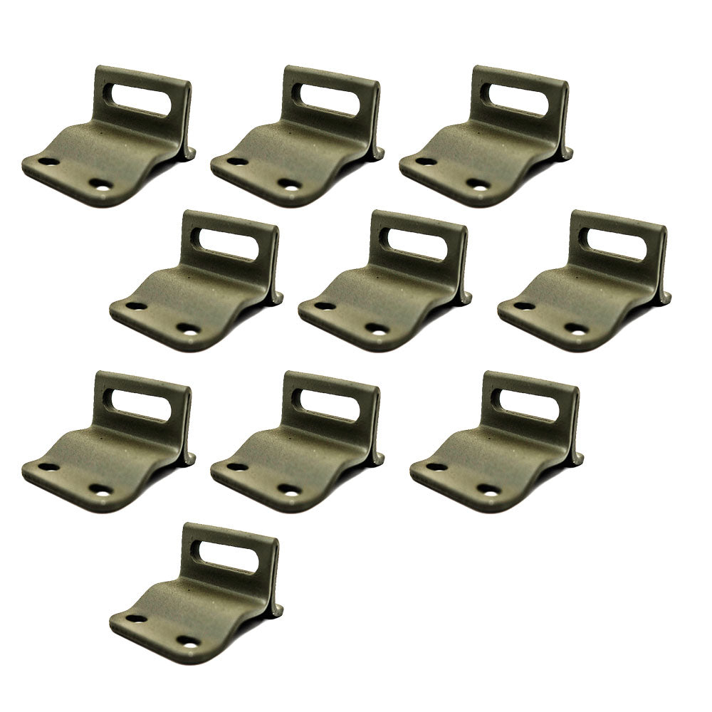 Humvee Canvas Tarp Tie Show (a) - أسود، تان، أو الأخضر - M998 M1038 Sightener