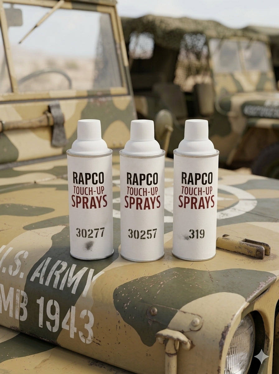 “Rat Patrol” World War II Tribute 3-Color Desert Camo by RAPCO - 30277, 30257, 319