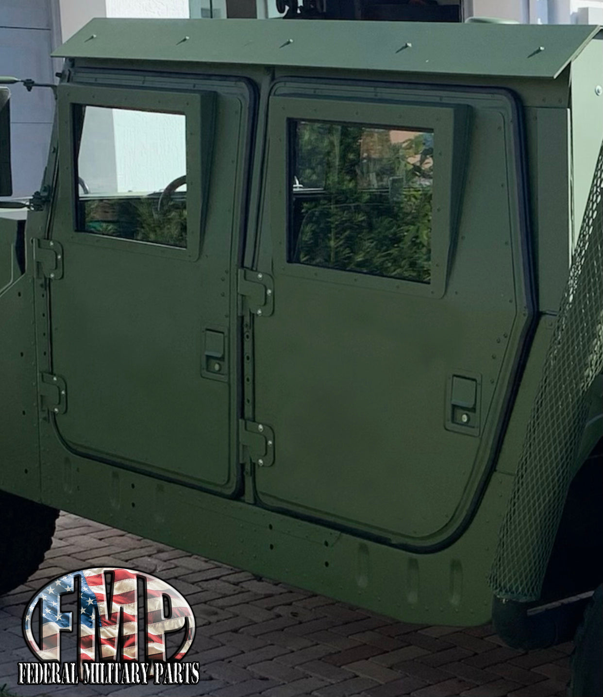 Hard Doors No X-Pattern Set of 2 or 4 Choice of Color fits Humvee x-doors