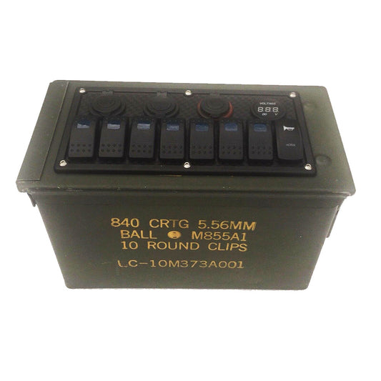 Console de centre de contrôle de contrôle de Humvee militaire Pas de tasse. M998 hmmwv munitions peut H1