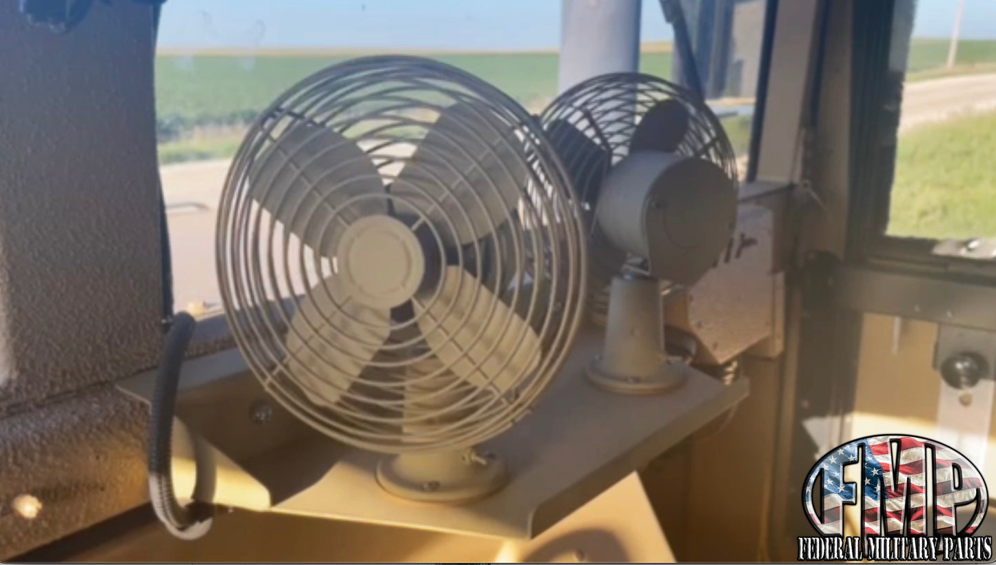 CAB / WINDSHIELD DEFROST / COOLING FAN TAN - MILITARY TRUCK HUMVEE M998 - 24V
