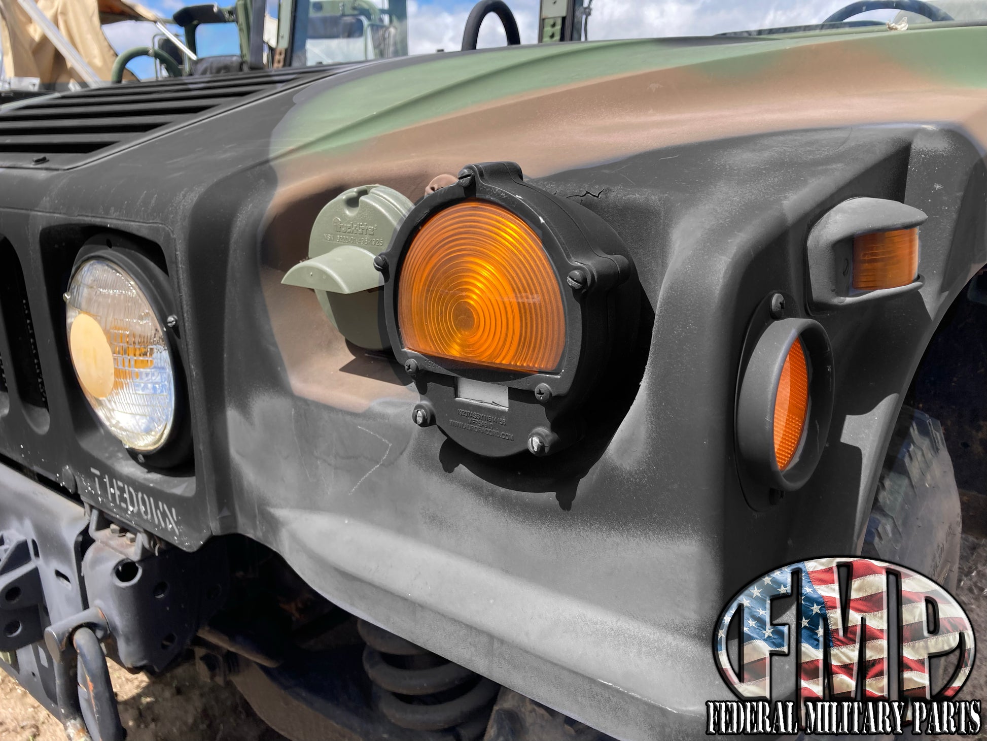 Humvee Side Marker Light (2) LED Military Truck 24V M35A2 5 Ton LMTV Humvee Side Marker Light (2) LED Military Truck 24V M35A2 5 Ton LMTV
