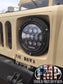 Headlight Bezel Ring - Sold Each, fits Military Humvee