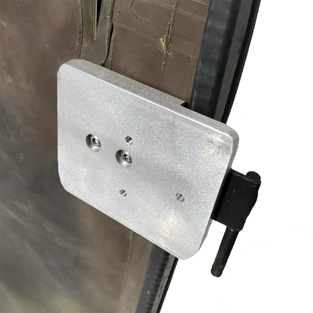 Pair Plate Adapter (Bê Neynikê) Ji Bo Mountkirina 2 Neynikên Piştgiriyê Li Ser Deriyên Nermal ên Canvas Humvee