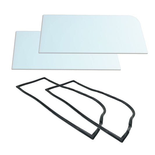 全悍马挡风玻璃 （2 半） + 全垫片 - 透明 - HMMWV M998 m1038