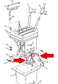 Reverse Light Switch (Neutral Safety Switch), for Military HUMVEE, 5714586 5930-01-461-9037