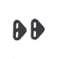 Door Striker Spacers, Front, for Hard Doors HMMWV X-Doors, Set of 2 or 4, Extend your Door Striker to Latch Properly