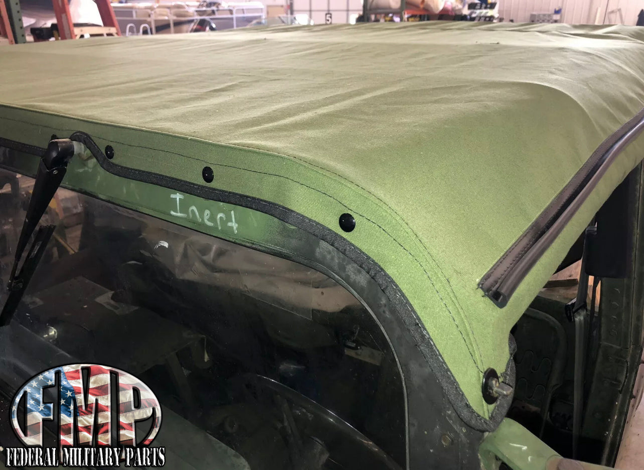 Complete Soft Canvas Cab Kit- 2-Man Cab- GREEN- Includes Soft Top + 2 Doors + Rear Curtain + Rear Curtain Installation Kit