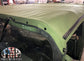 Complete Soft Canvas Cab Kit- 2-Man Cab- GREEN- Includes Soft Top + 2 Doors + Rear Curtain + Rear Curtain Installation Kit