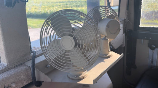 Mounting Tray Only For Dash Defroster Fans - Unpainted Aluminum