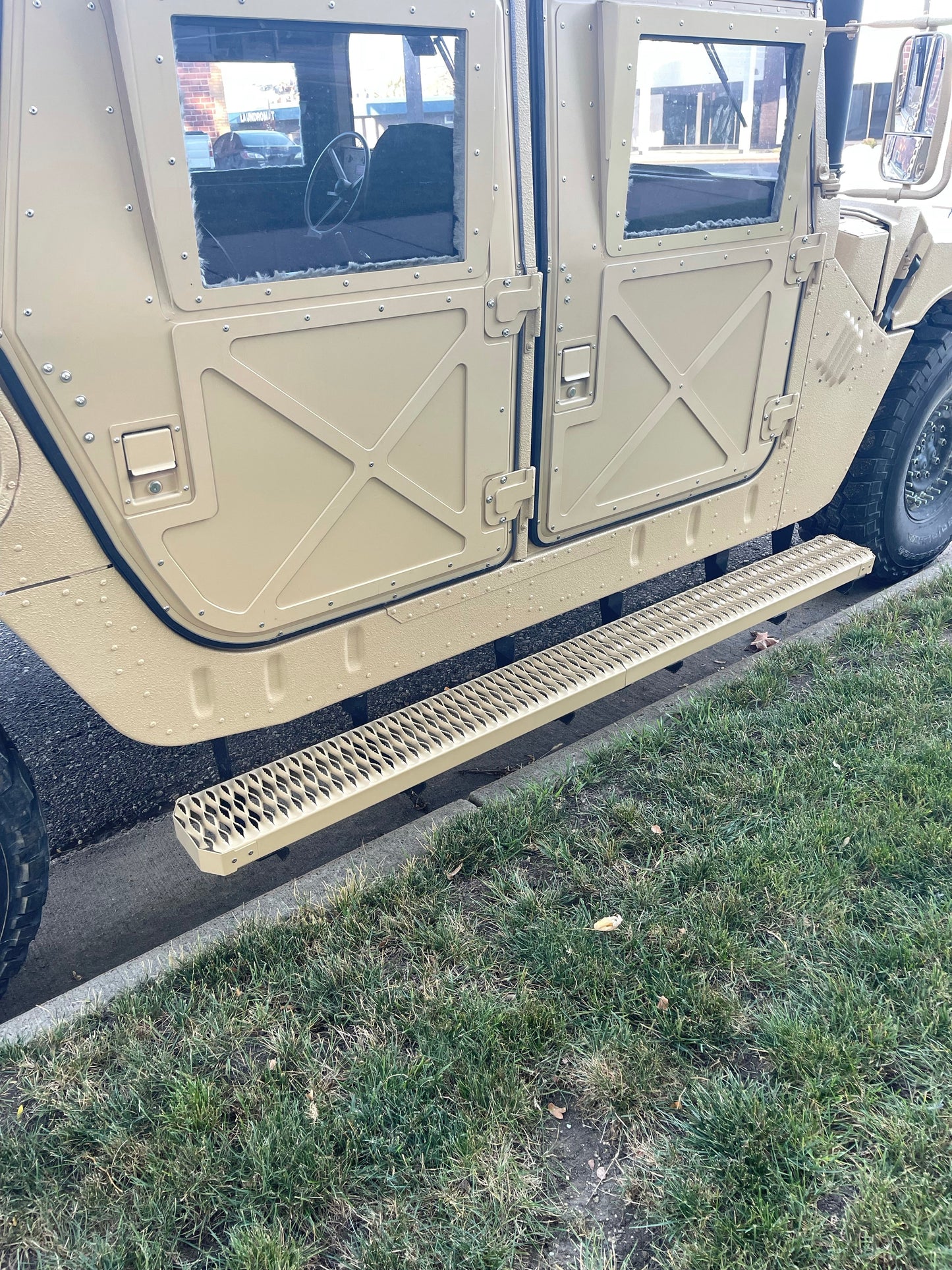 Brackets and Hardware Only (FOR Military Humvee Tactical Combat Aluminum Running Boards)