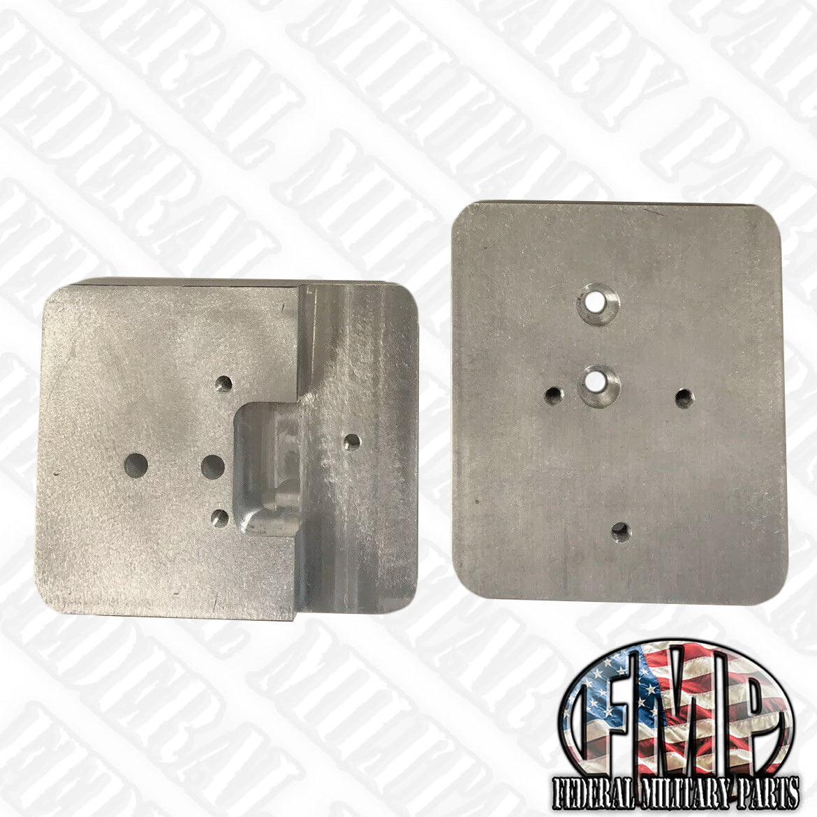 Par Humvee speglar och adapterplattor för mjuka dukdörrar militära M998-fästen