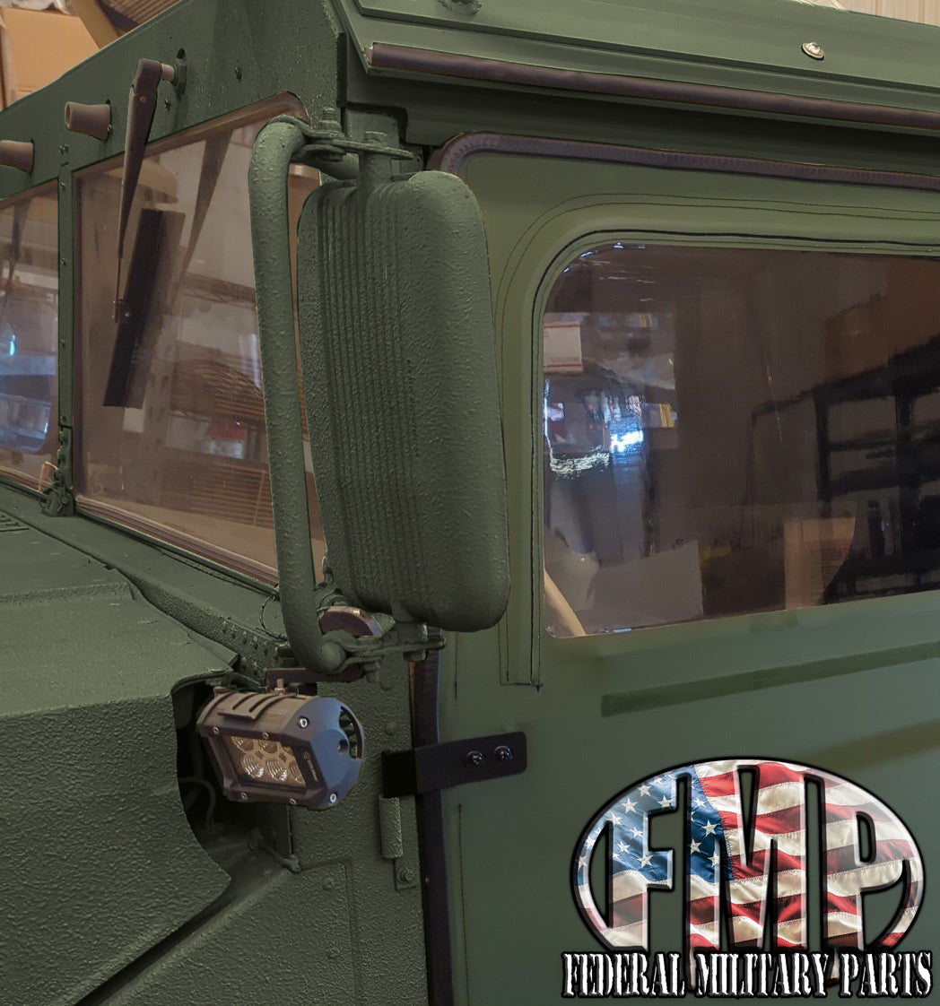 MilitaryHumvee OEM-Seitenspiegel schwarz, bräunet oder grün. Single oder Pair.