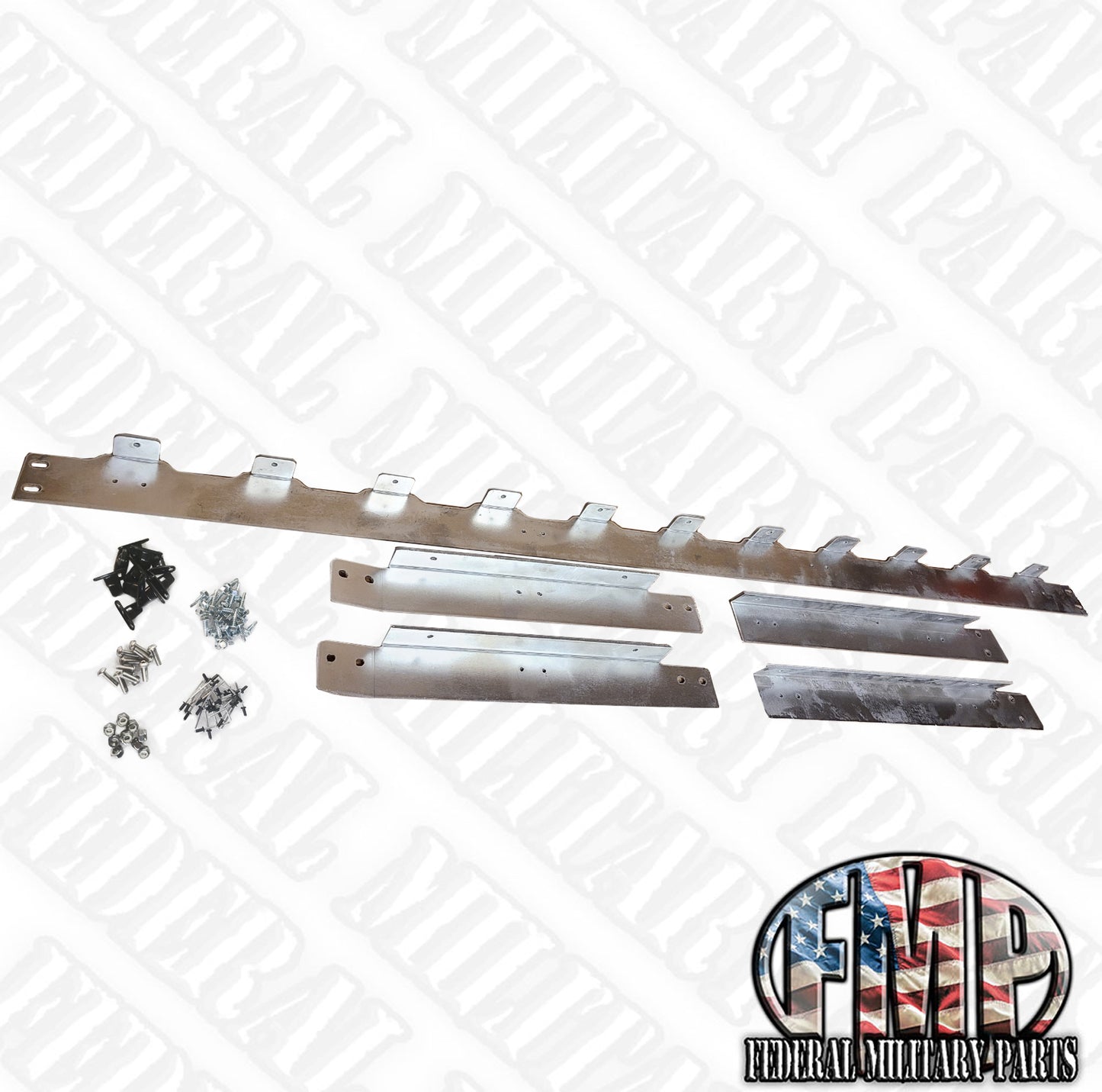 Complete Soft Canvas Cab Kit- 4 Man Cab- GREEN- Includes Soft Top + 4 Doors + Rear Curtain + Rear Curtain Installation Kit