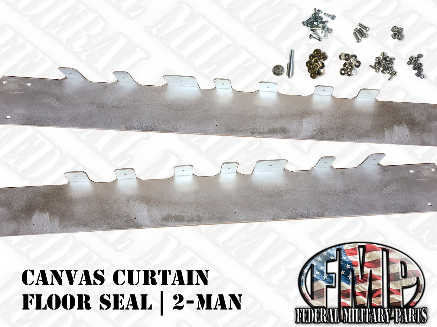 Complete Soft Canvas Cab Kit- 2-Man Cab- GREEN- Includes Soft Top + 2 Doors + Rear Curtain + Rear Curtain Installation Kit