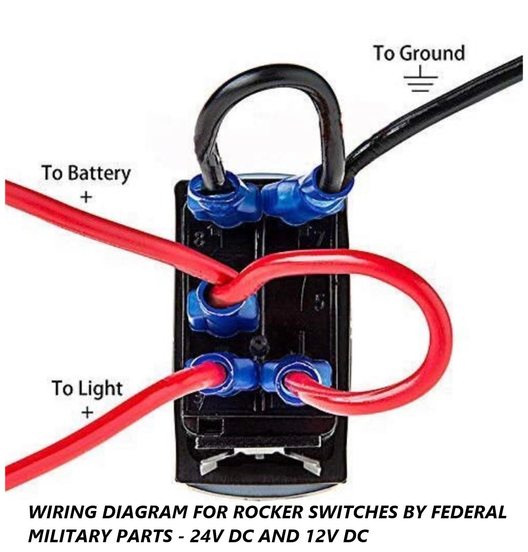 Lighted Rocker Switchpanel - 5 gäng - 24V - Ange med eller utan växlar