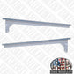 2nd Gen. Roof Side Rail Pair with Built-In Door Gap Filler, 2-Door or 4-Door, fits HUMVEE