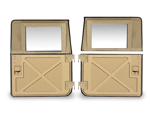Front 2 Only Split X-Doors Convertible from Full Doors to Half Doors fits AM General Humvee