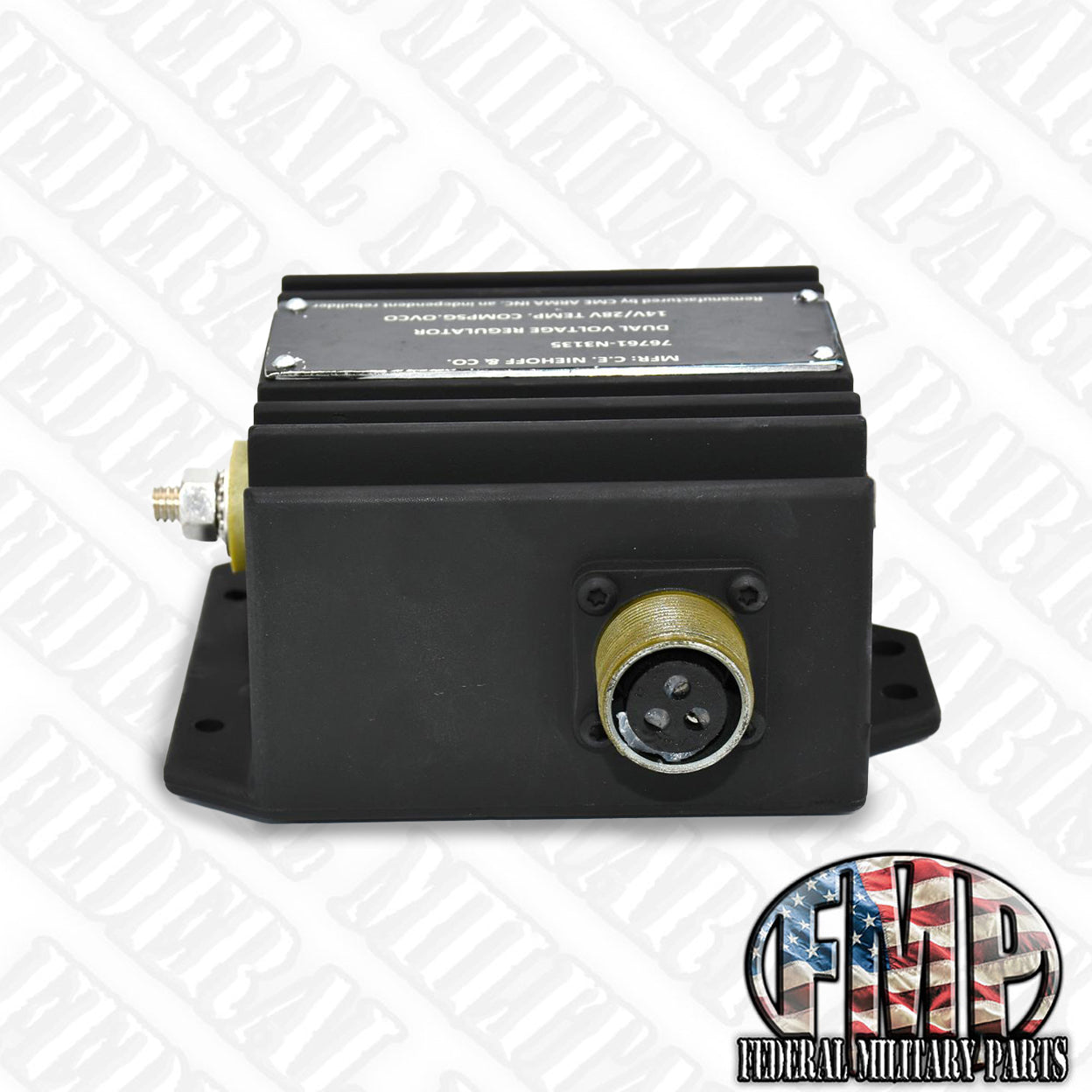 Voltage Regulator, 200 Amp, Dual Voltage 12-24 Volts, NIEHOFF, Compatible with HUMVEE HMMWV