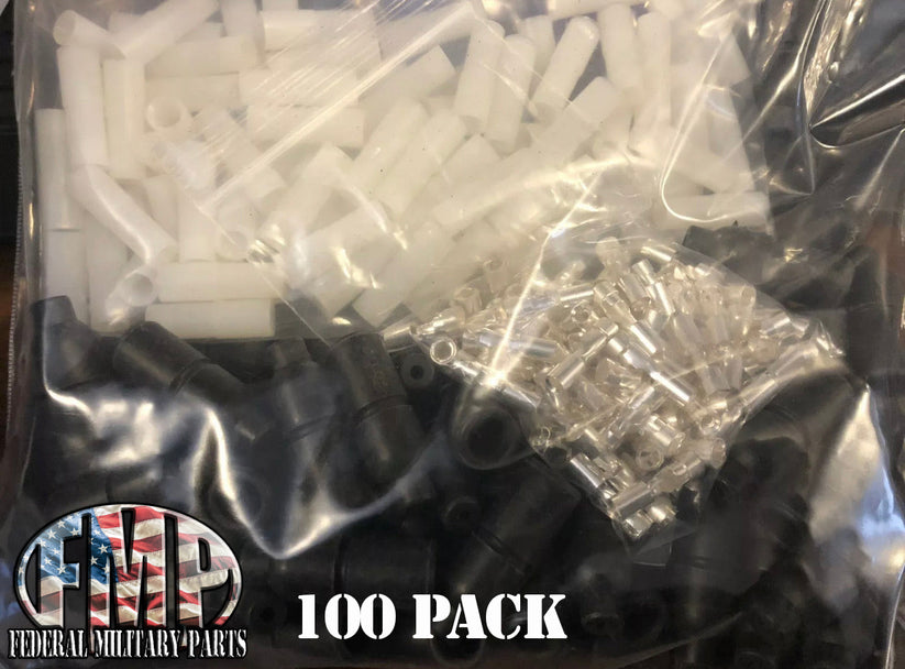 Electrical Rubber Shell Connectors - Male / Female - 10PK or 100PK - C ...