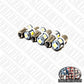 12v LED 500 Pack Cool White Dash Bulbs Ba9s 5050 5smd H6w T11 T4w Led Replacement Lamp Lights