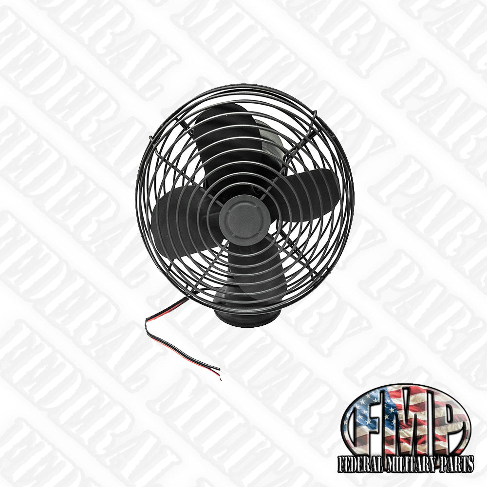 Cab / Windshield Defrost / Cooling Fan Black - for use with Military Truck Humvee M998 - 24v
