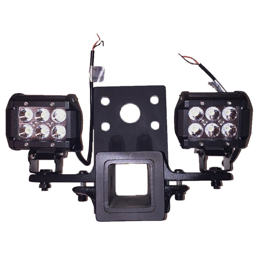 2 "Pinball-Empfänger-Hitch Plus Dual-LED-Blazer-Backup-Beleuchtung & Halterung - F150 F250 F350 DODGE