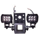 2 "Pinball Receiver Hitch Plus Dual LED Blazer Backup Lights & Bracket - F150 F250 F350 Dodge