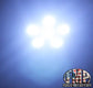 3 Lampa Militär svansljus (6 LED) Konverteringskit 24V ljusaste lökar M998